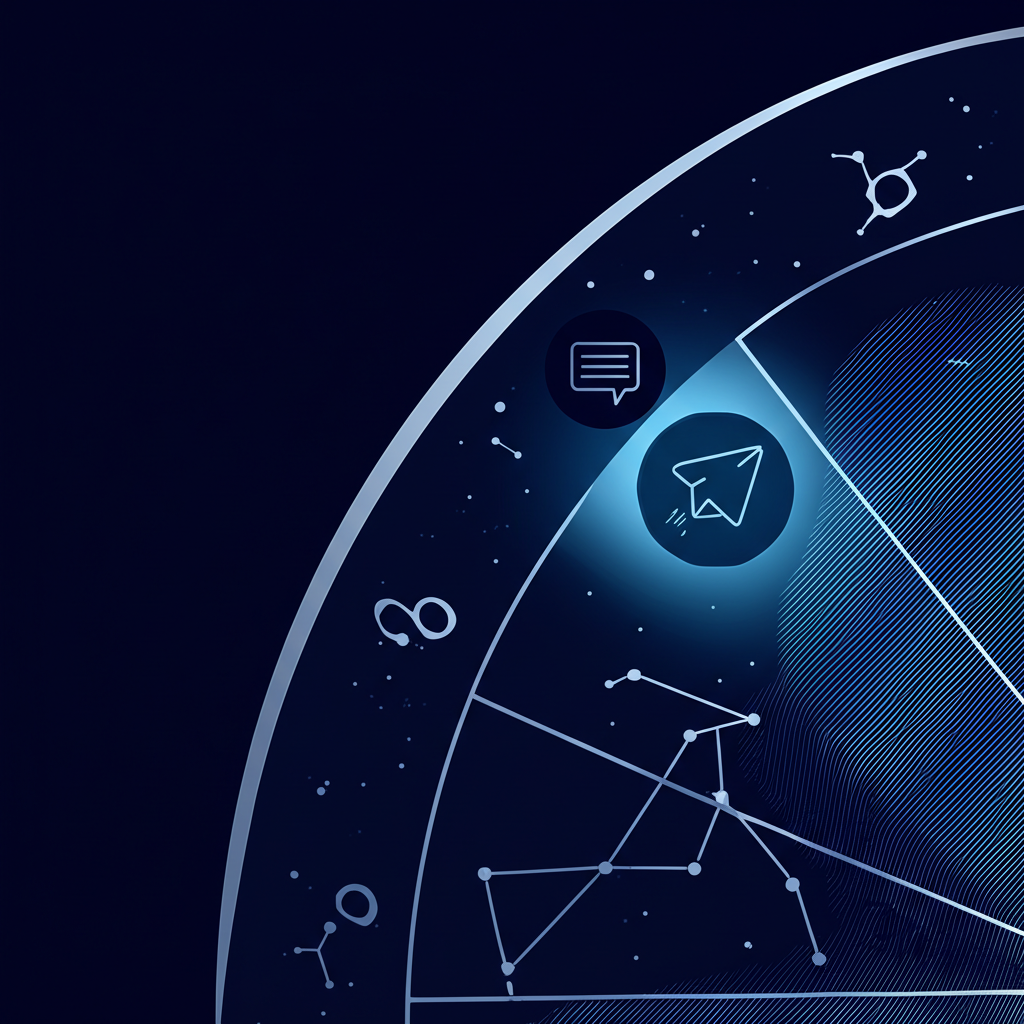 Схематичное изображение натальной карты, где выделен 3 дом в астрологии