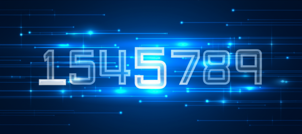 Абстрактное изображение, символизирующее концепцию '5 цифра' в цифровом пространстве.