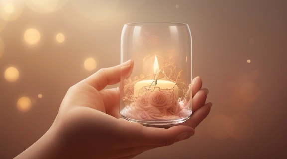 Изображение демонстрирует невидимые Ароматы любви, символизирующие связь между людьми через эфирные цветочные и древесные нотки.