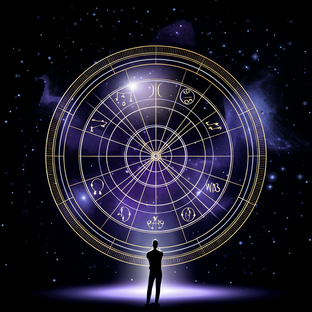Детальная астрология: изучение натальной карты на фоне космоса.