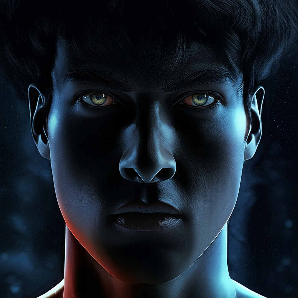 Загадочный и проницательный взгляд человека, чей асцендент Скорпион