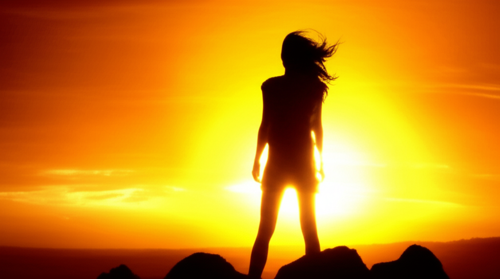 Символическое изображение человека, чей асцендент в овне наполняет его энергией и решимостью.