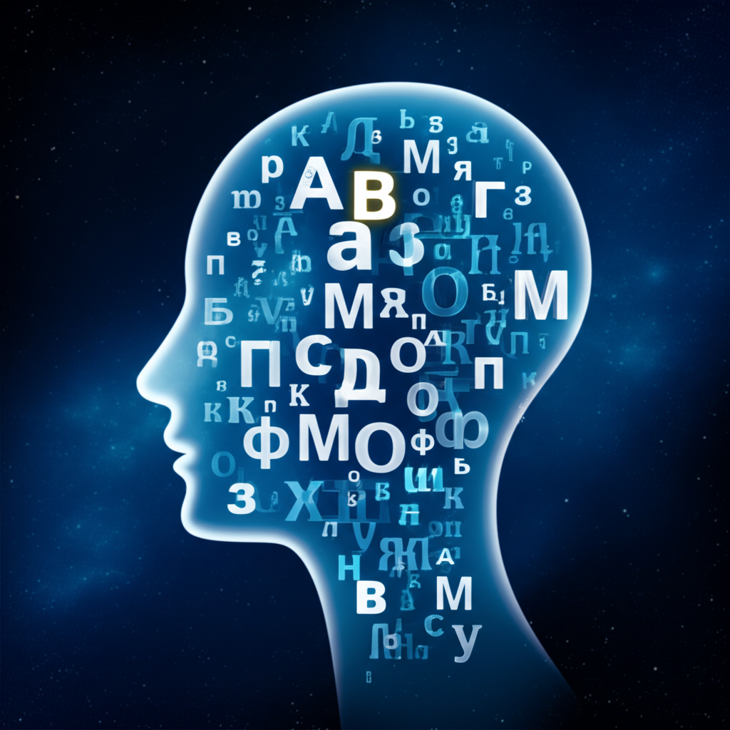 Символическое изображение, раскрывающее как буквы в имени и характер человека связаны между собой.