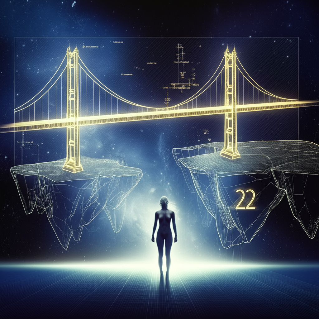 Число 22 в нумерологии как символ Мастера-Строителя, создающего мост между духовным и материальным миром.