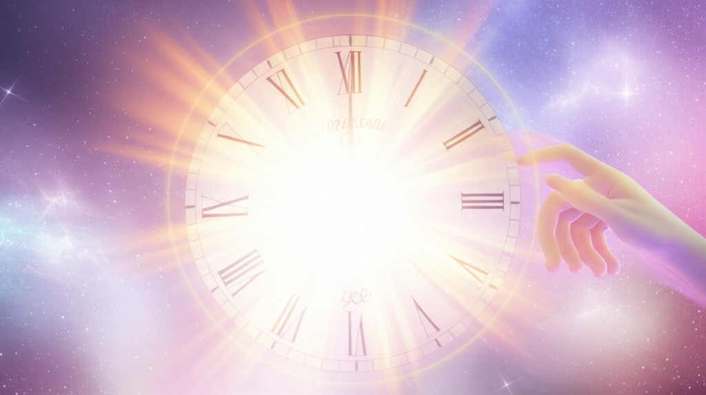 Светящиеся цифры 11:11 на часах как пример того, что означает число ангела.