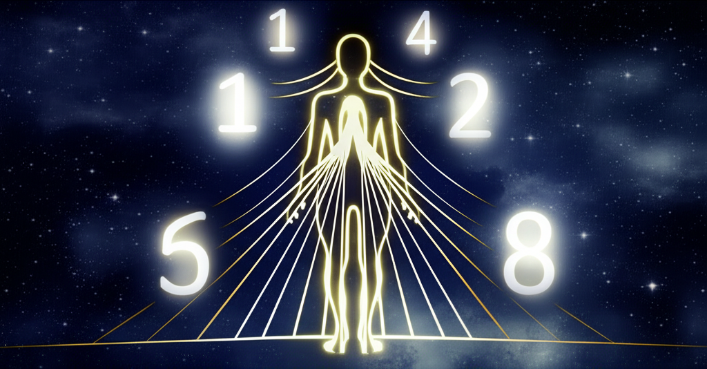 Абстрактное изображение, символизирующее число реализации человека.