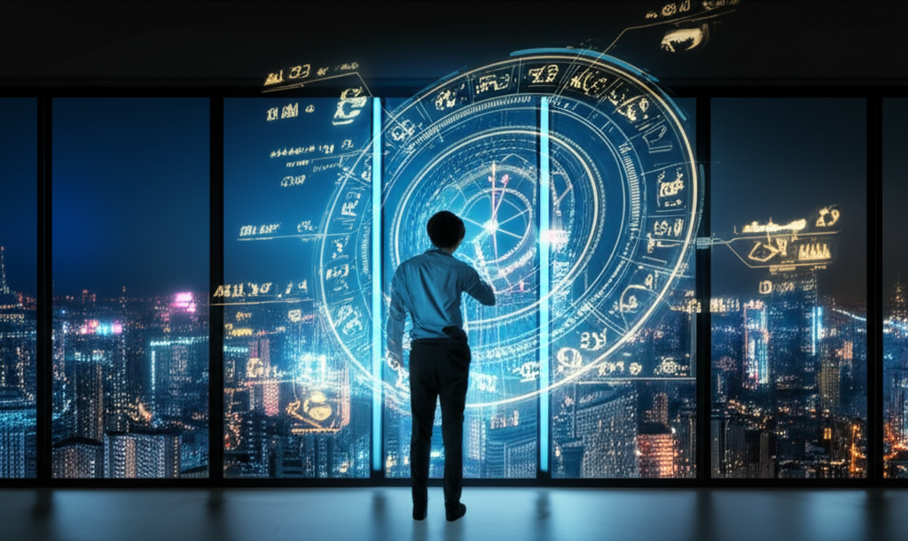 Детальное изображение, объясняющее, что такое астрология успеха на примере натальной карты и карьерных возможностей.