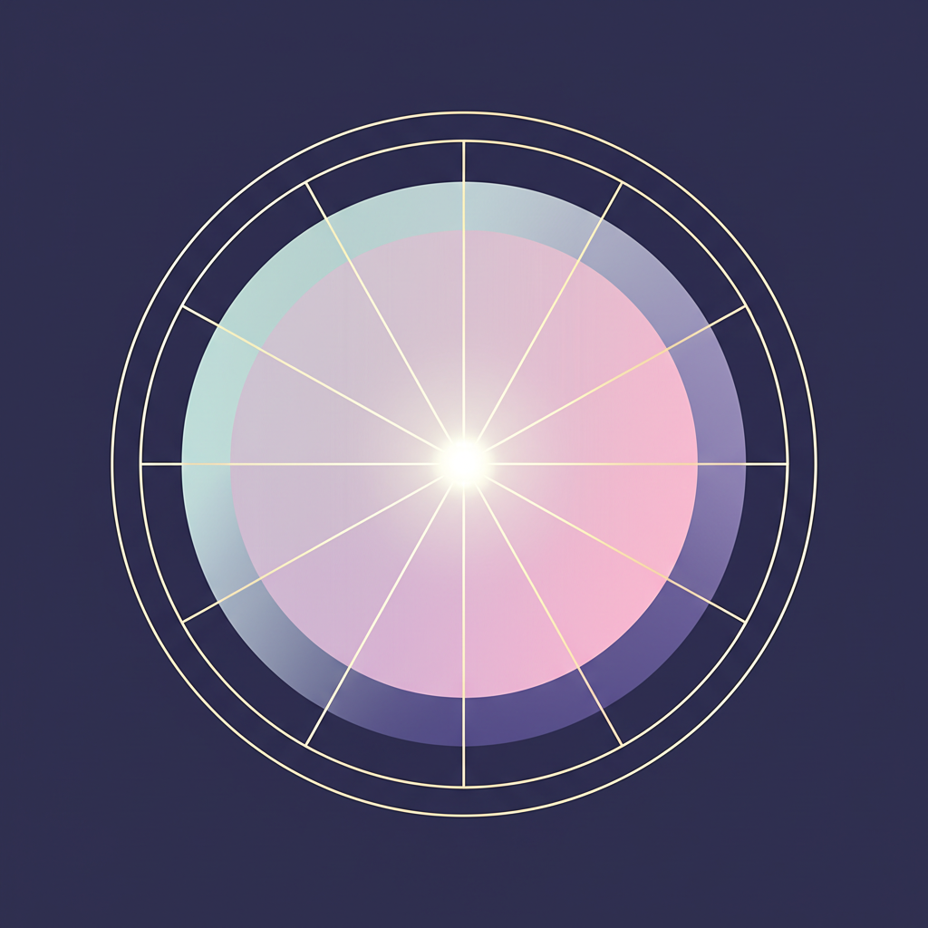 Иллюстрация, объясняющая, что такое дома в астрологии, в виде круговой диаграммы с 12 секторами жизни.