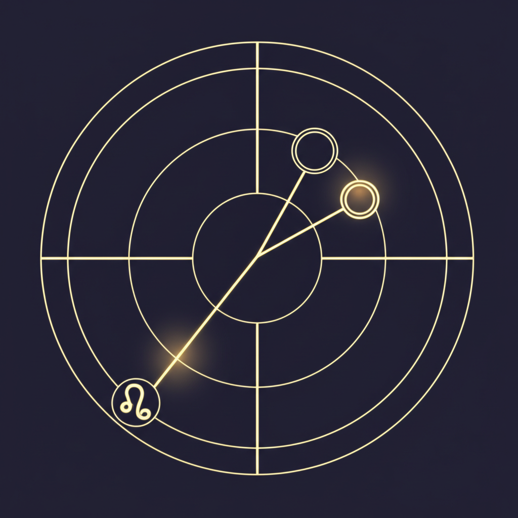 Схематичное изображение, поясняющее, что такое управитель знака в зодиакальном круге.