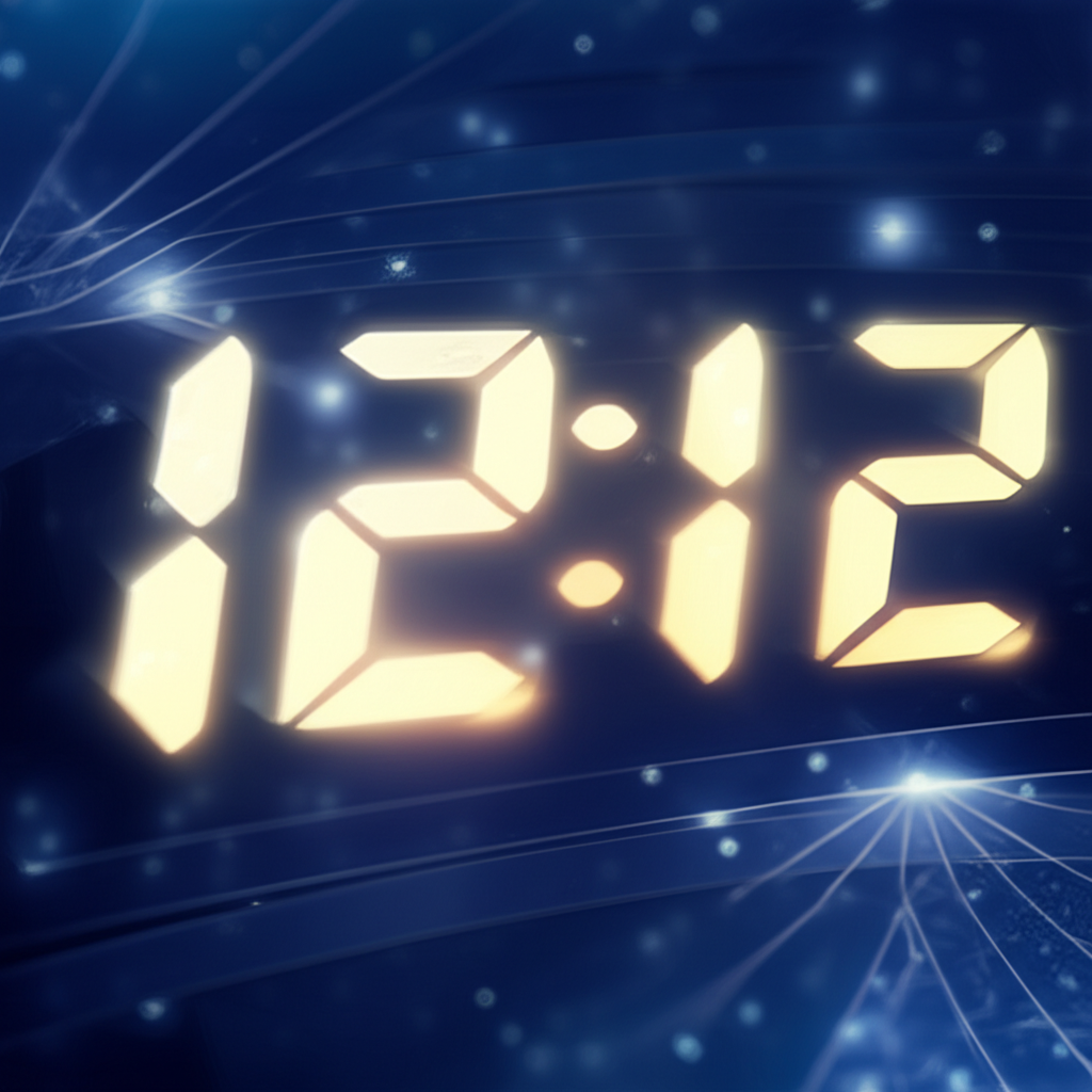 Символическое изображение, которое показывает, что значит 12 12 на часах