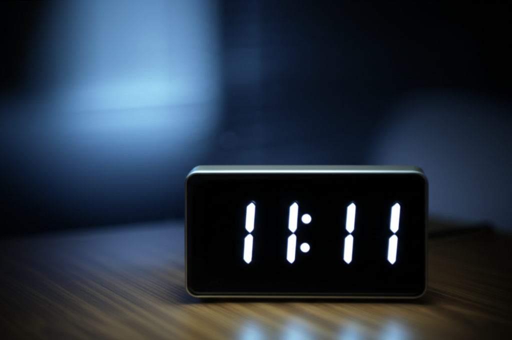 Цифровые часы на тумбочке, что значит если постоянно видишь одинаковое время на часах