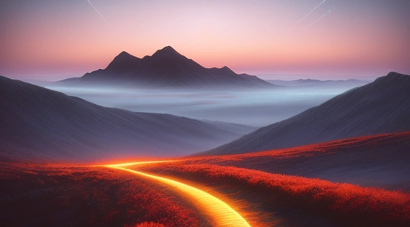 Изображение человека на вершине горы, символизирующее Достижение целей или мечты и преодоление трудностей.