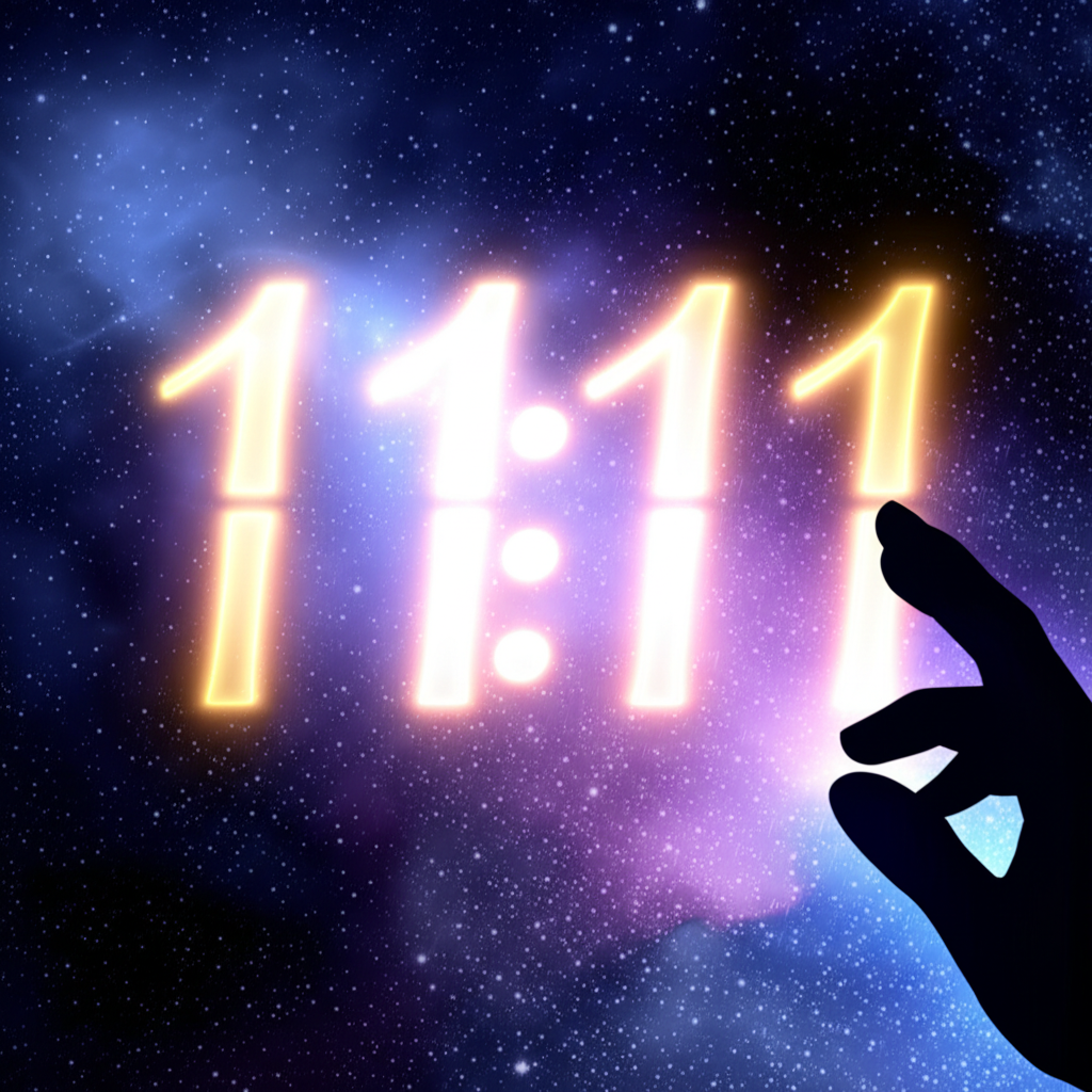 Мистический цифровой циферблат, иллюстрирующий гадания по часам онлайн бесплатно.
