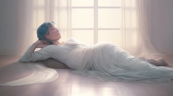 Изображение человека, погруженного в глубокие размышления, символизирующее процесс исследования Гипноз прошлое и доступ к подсознательным воспоминаниям.