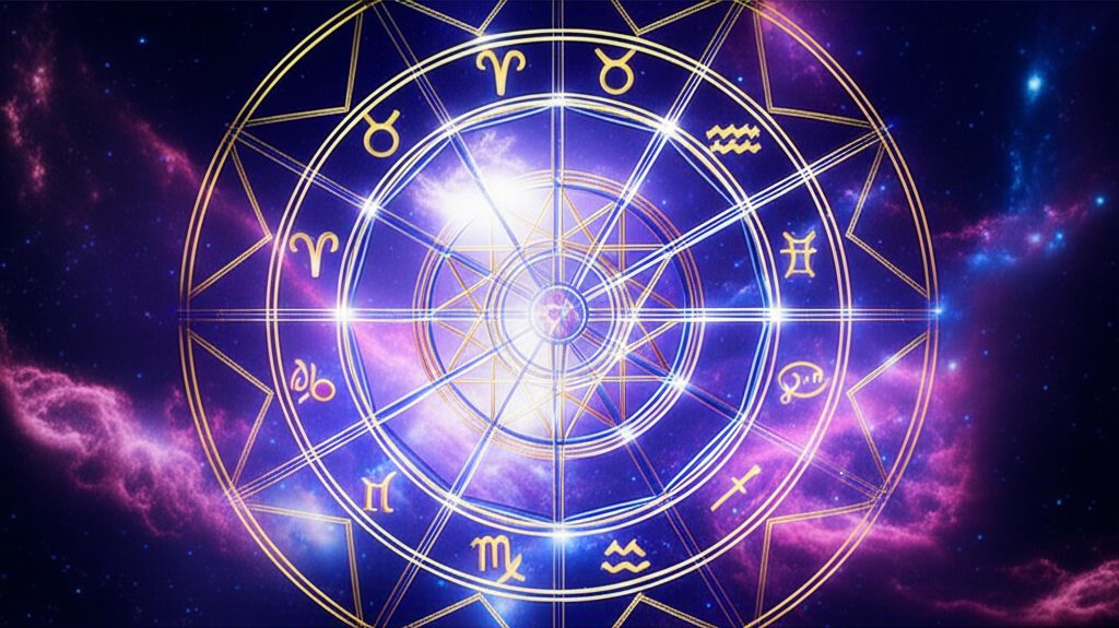 Детальный гороскоп по знаку зодиака на фоне звёздного неба