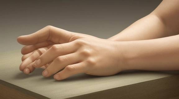 Изображение демонстрирует разнообразные формы кистей рук, иллюстрирующие характер человека по форме руки: квадратную, лопатообразную, коническую, философскую, психическую и смешанную типы