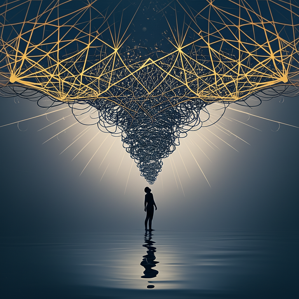 Человек, который нашел способ, как обрести уверенность в себе, глядя на светлое будущее.