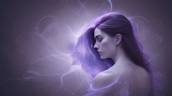 Изображение демонстрирует человека, символизирующего внутреннюю борьбу и раздвоенность чувств, помогая понять, как определить приворот и его влияние на психику.