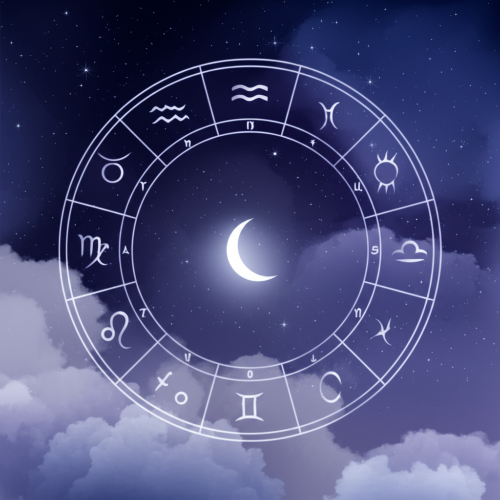 Зодиакальный круг и луна как инструменты, объясняющие, как планировать беременность по астрологии.