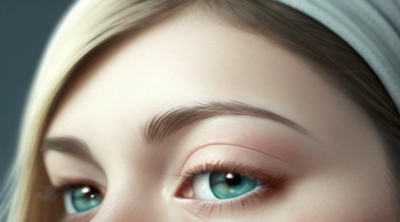 Человек делает перерыв, заботясь о том, как сохранить зрение за компьютером.