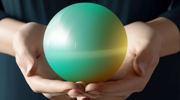 Человек бережно держит символ финансов, демонстрируя, как вы обращаетесь с деньгами и личным капиталом.