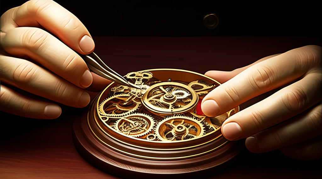 Изображение, символизирующее точность и порядок, иллюстрирующее, как завоевать мужчину петуха.