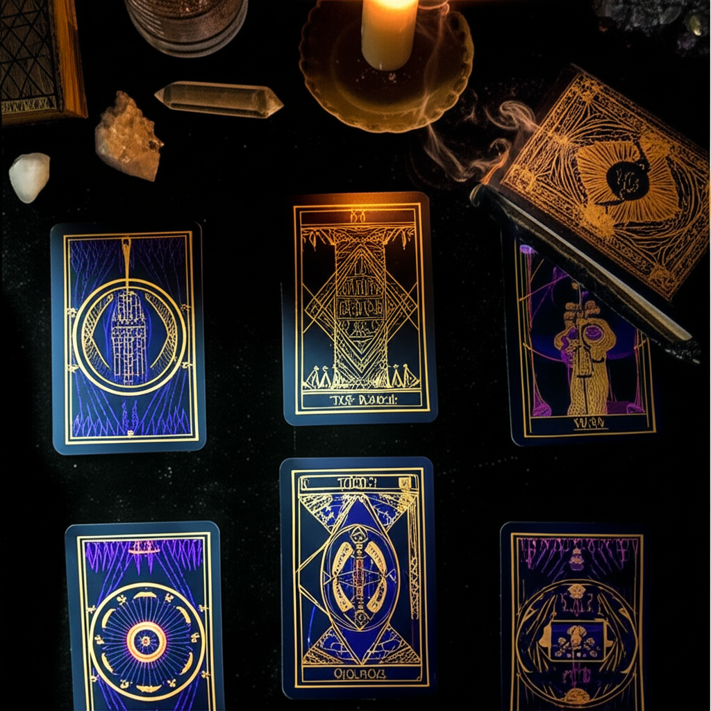 Символический расклад, раскрывающий карты таро Тота значение