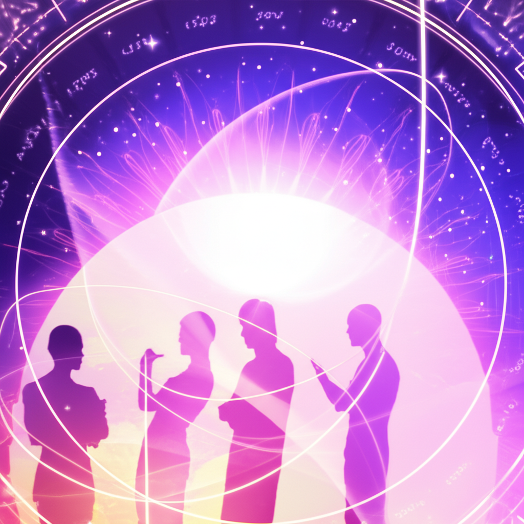 Изображение, символизирующее влияние, когда Венера ретроградная в 2025, на отношения и самоанализ.