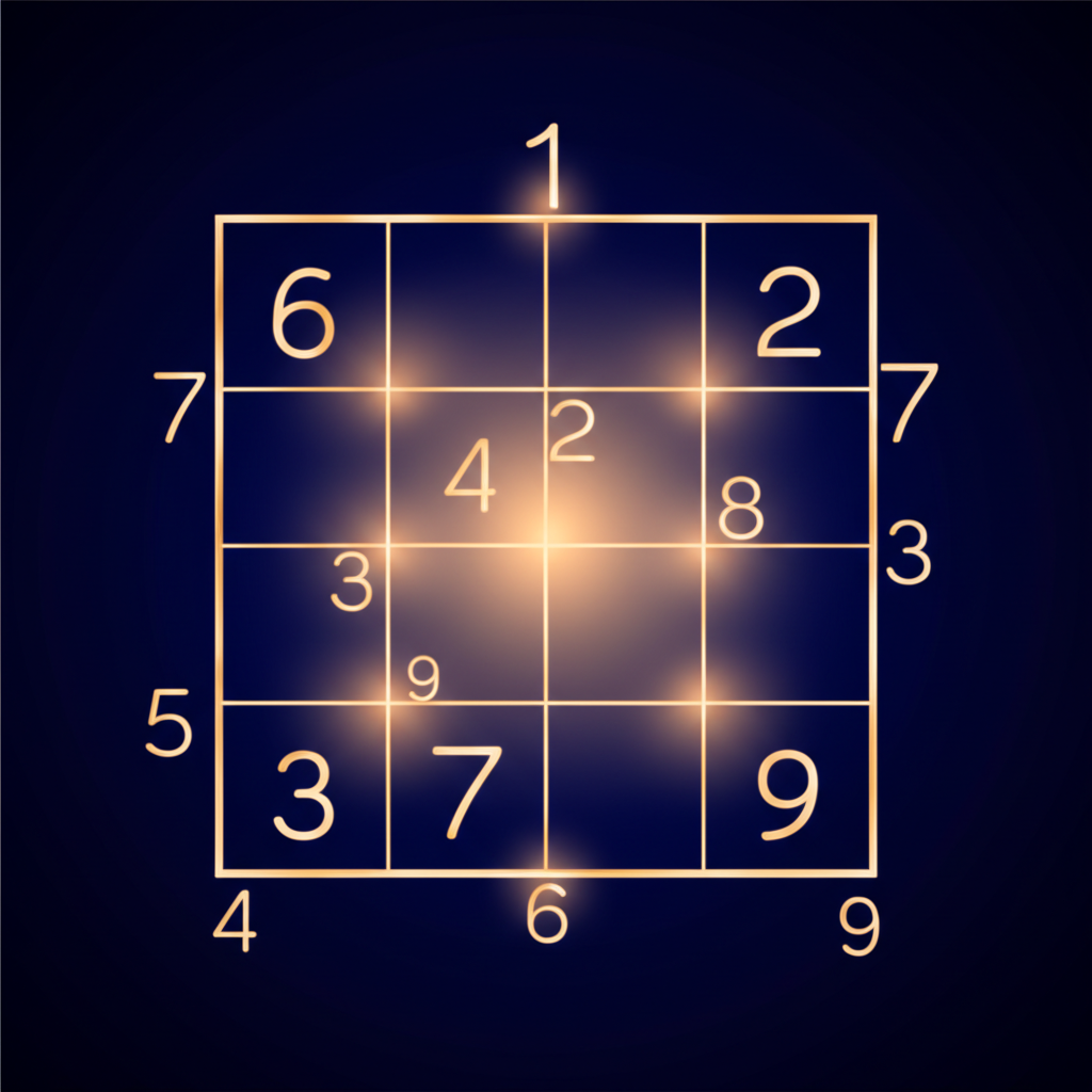 Нумерологические квадраты Пифагора для анализа личности по дате рождения.
