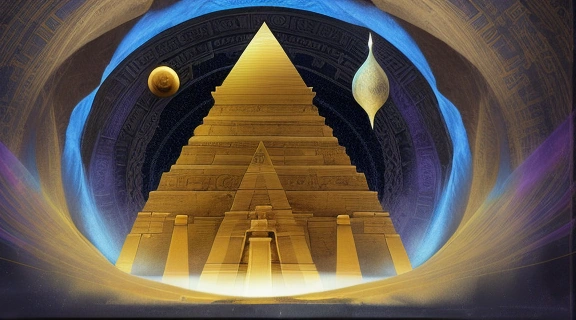 Изображение демонстрирует древнего мыслителя, окруженного сияющими числами и символами, что визуально иллюстрирует легенды мифы нумерологии и её исторические корни.