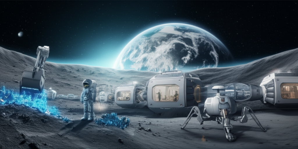 Футуристическая база на спутнике Земли — наглядный пример того, что такое луна-революция.