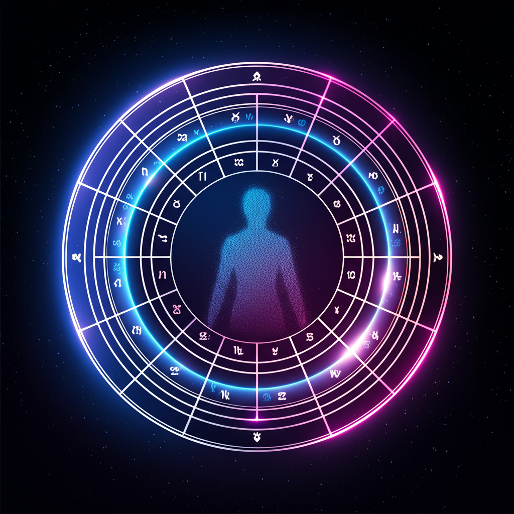 Детальная натальная карта онлайн расшифровка с планетами и знаками зодиака.