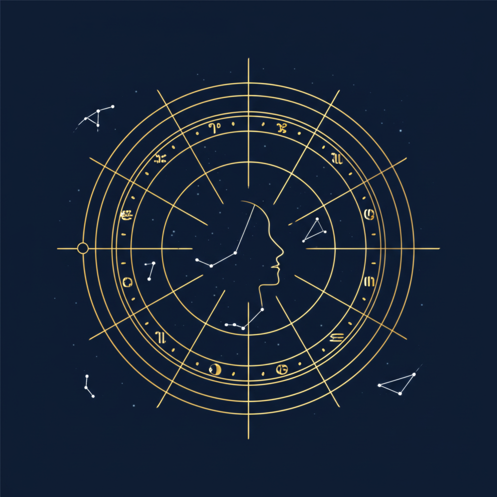 Персональный натальная карта расчет бесплатно, показывающий положение планет в момент рождения человека.