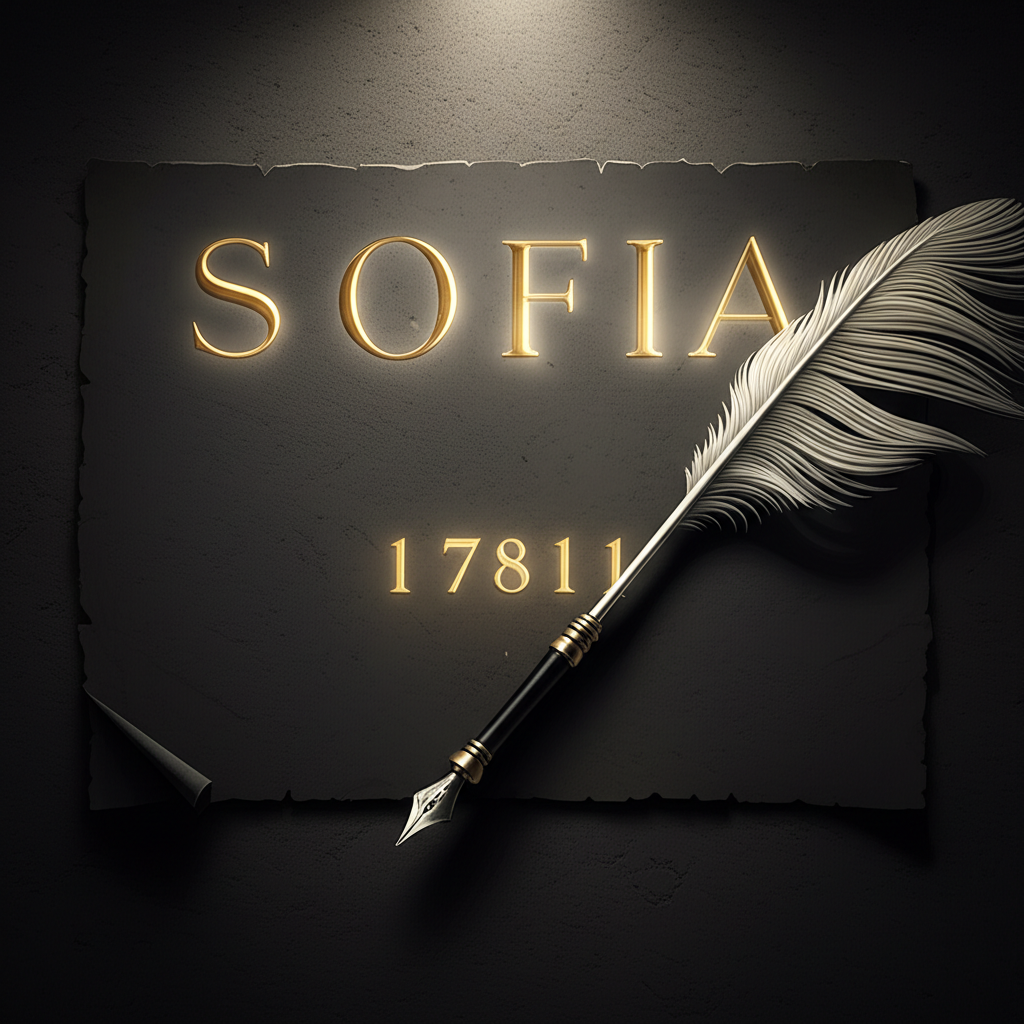 Графическое представление, где раскрывается нумерология имени через буквы и соответствующие им светящиеся цифры.