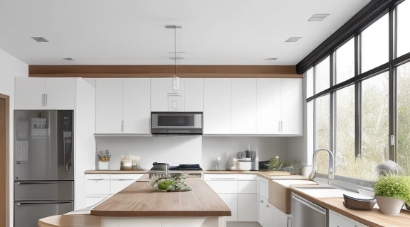 Современный интерьер для обустройство кухни с акцентом на функциональность и стиль