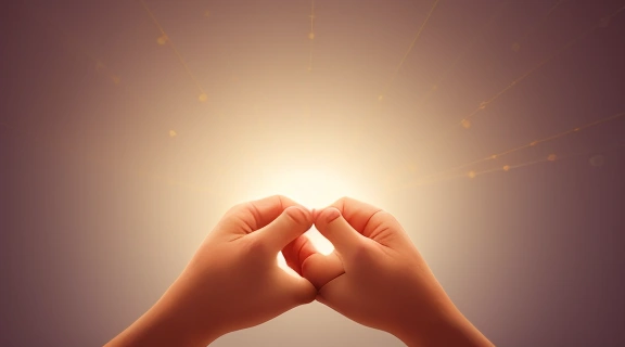 Изображение переплетенных рук с деликатными линиями отпечатков пальцев, символизирующими взаимосвязь и потенциальную Отпечатки пальцев и совместимость партнеров.