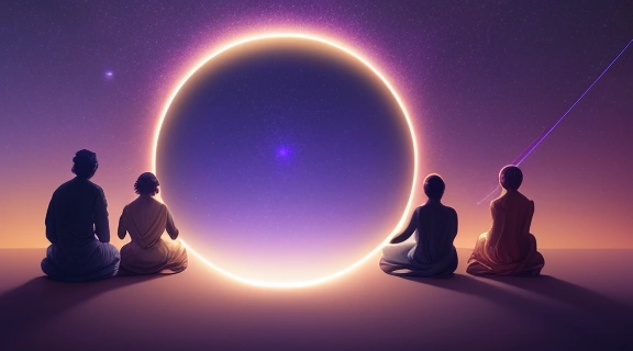 Иллюстрация, показывающая, как Планеты правят нами, тонко влияя на повседневную жизнь людей