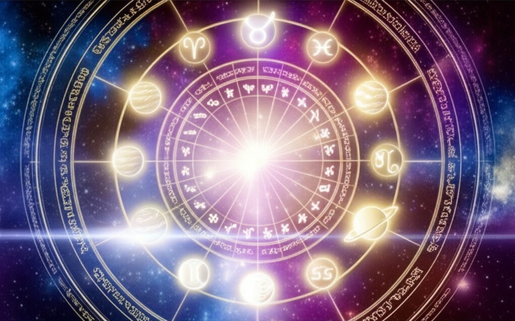 Изображение, демонстрирующее сложное взаимодействие, которое имеют планеты в знаках зодиака значения для формирования уникальной личности и судьбы.