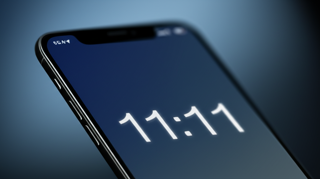 Человек замечает, что ему часто встречаются одинаковые цифры на часах, видя на дисплее время 11:11.