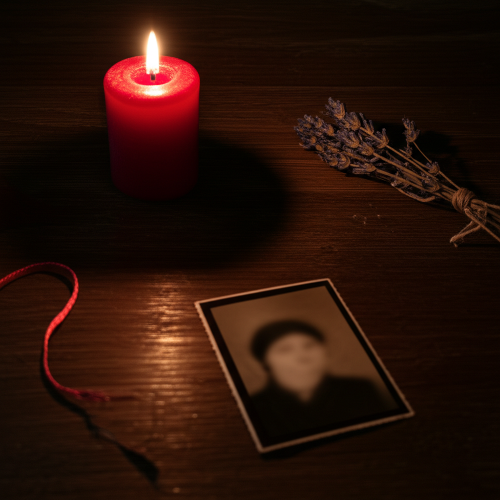 Символические предметы для ритуала приворот в домашних условиях: свечи, травы и фото.