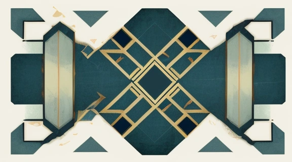 Стилизованное изображение расколотой гексаграммы, демонстрирующей внутренние противоречия и многослойность значений.