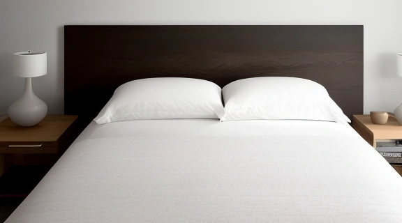 Идеальное расположение кровати по фэн шуй в гармоничной спальне с обзором двери и крепкой стеной за изголовьем.