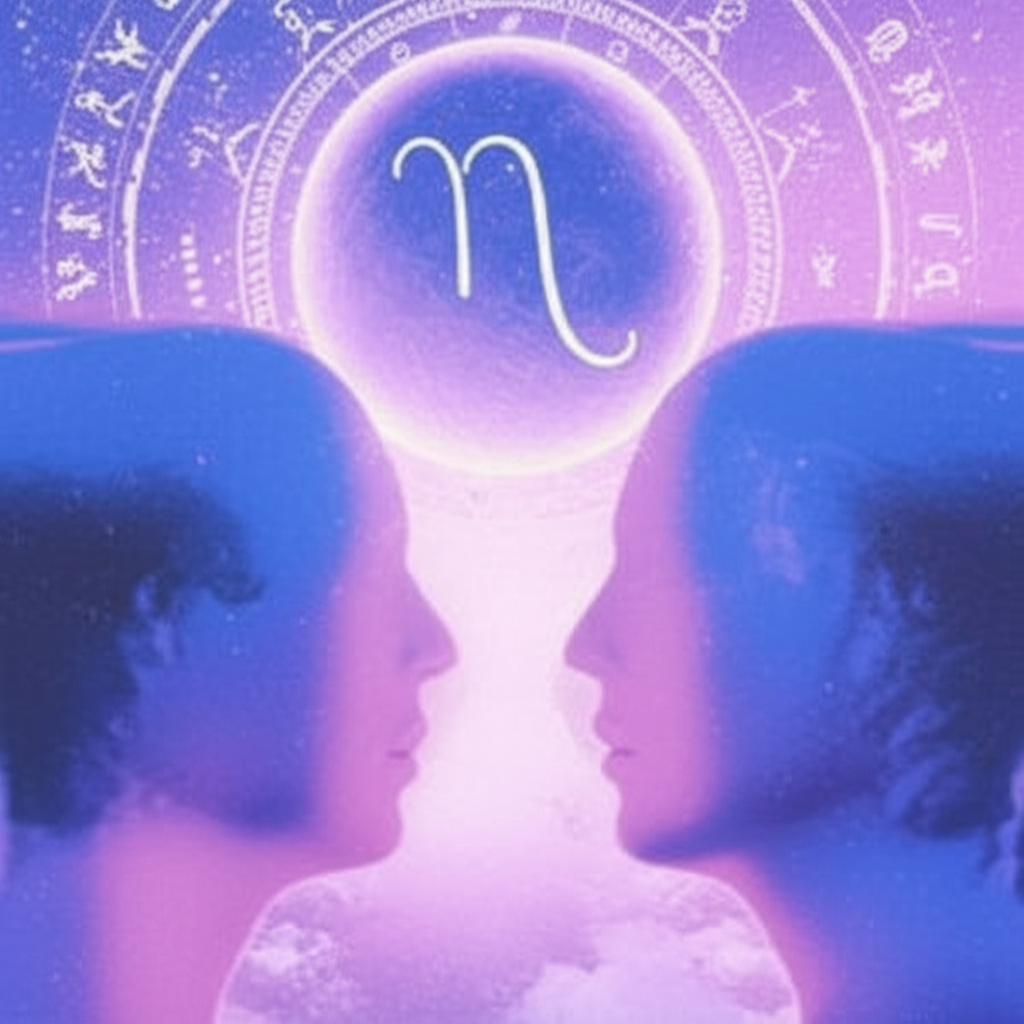 Мистическая иллюстрация, символизирующая внутреннюю переоценку отношений и потенциальные расставания в период ретроградной Венеры.