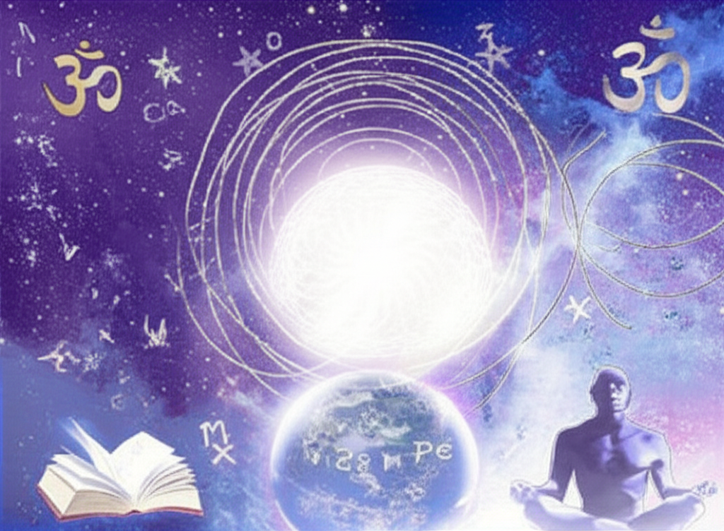 Завораживающее изображение ретроградного Меркурия, символизирующее переосмысление и внутренний покой.