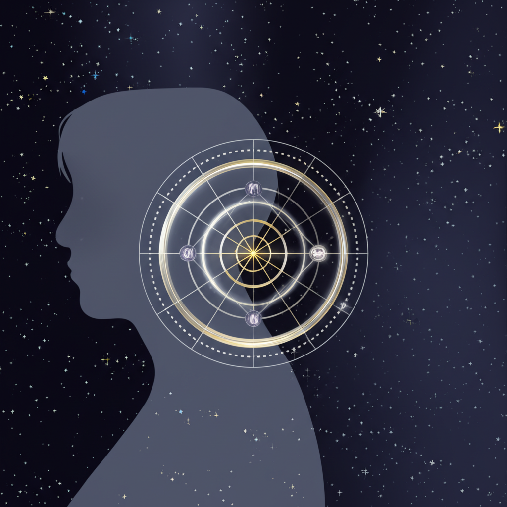 Визуализация, которая поможет сделать натальную карту онлайн с расшифровкой и понять ее структуру.