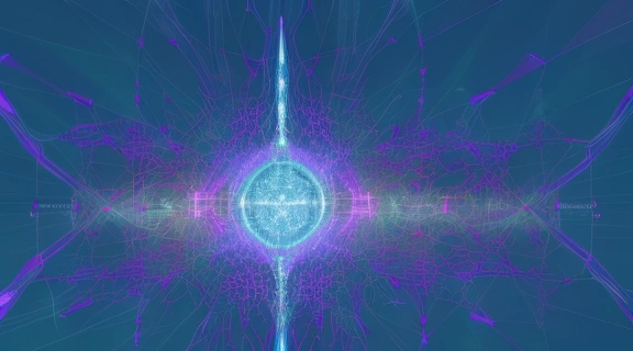 Иллюстрация, отображающая сложную сеть взаимодействия на примере концепции Социальная арена.