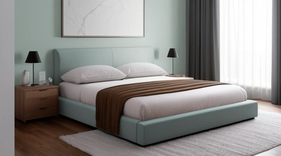 Гармоничная Спальня фэн-шуй, оформленная с учетом всех принципов для идеального отдыха.