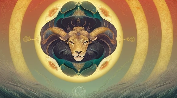 Иллюстрация, показывающая символы зодиакальных знаков, разделённых по четырем стихиям по знакам зодиака: Огню, Земле, Воздуху и Воде, с акцентом на их уникальные характеристики и взаимосвязи.