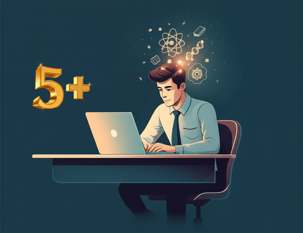 Студенческая оценка 5+ как символ академического успеха и глубоких знаний