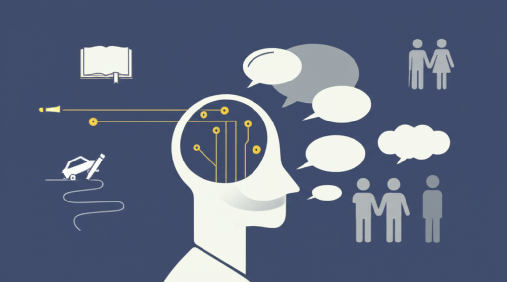 Схематичное изображение, раскрывающее третий дом в астрологии и его ключевые значения: общение, интеллект и связи.